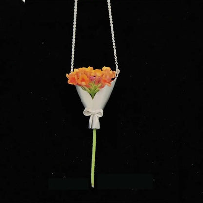 Vintage Bloom Pendant Necklace